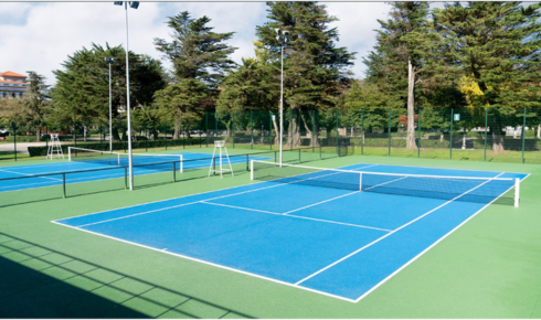 tennis court flooring