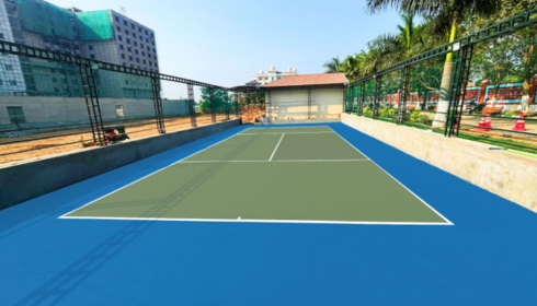 tennis court flooring