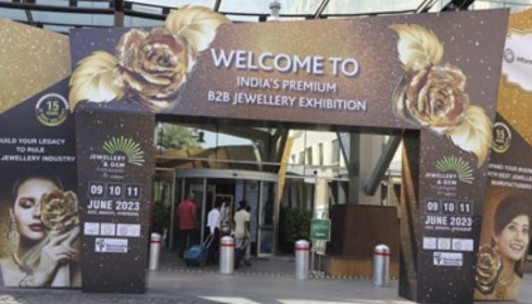Jewellery exhibition in India